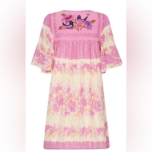 Spell & The Gypsy Collective’s luminous Coco Lei Flutter Sleeve Tunic sz XS - Picture 5 of 12